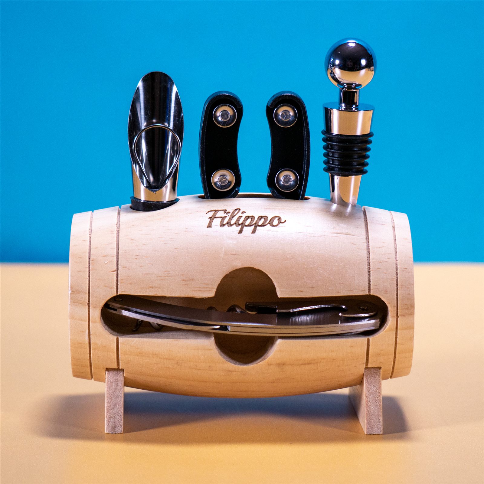 Mini botte in legno personalizzata