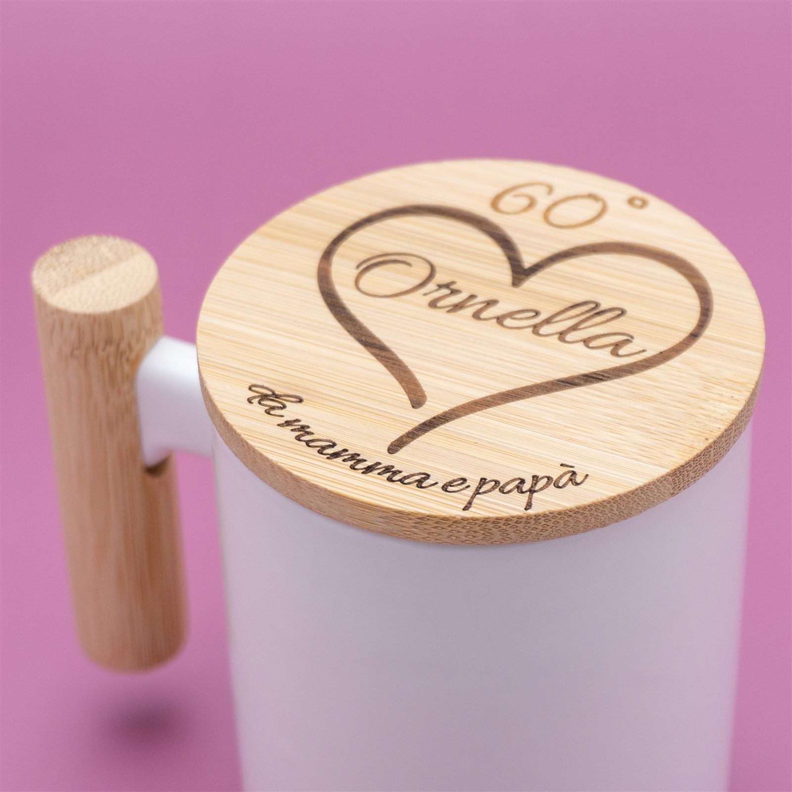 Tazza personalizzata con incisione